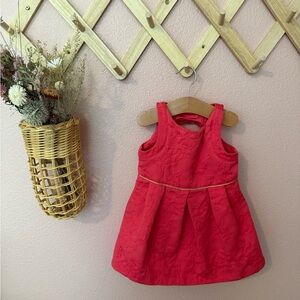Janie and Jack Vibrant Red Textured Dress